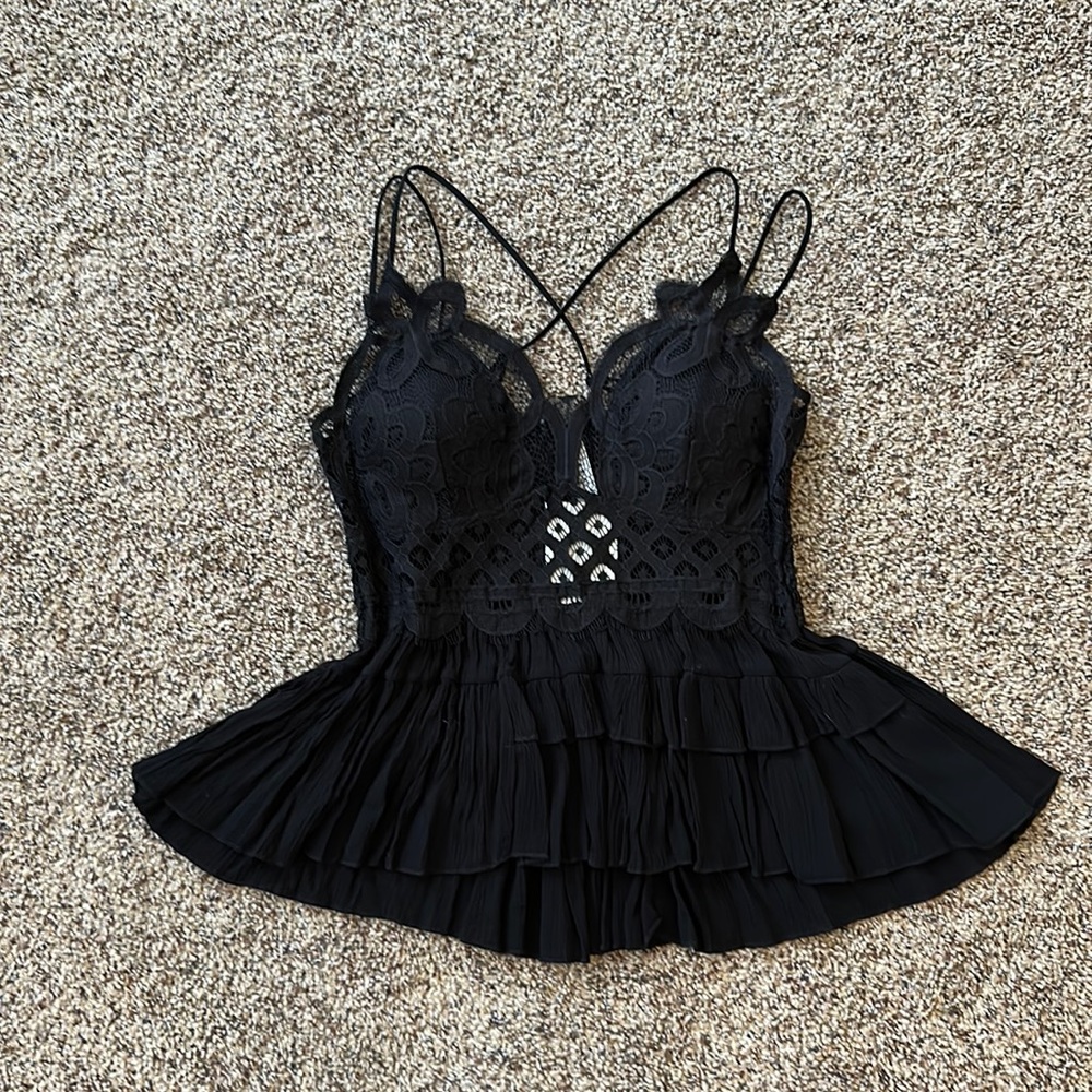 Black Lacey Bra Top
